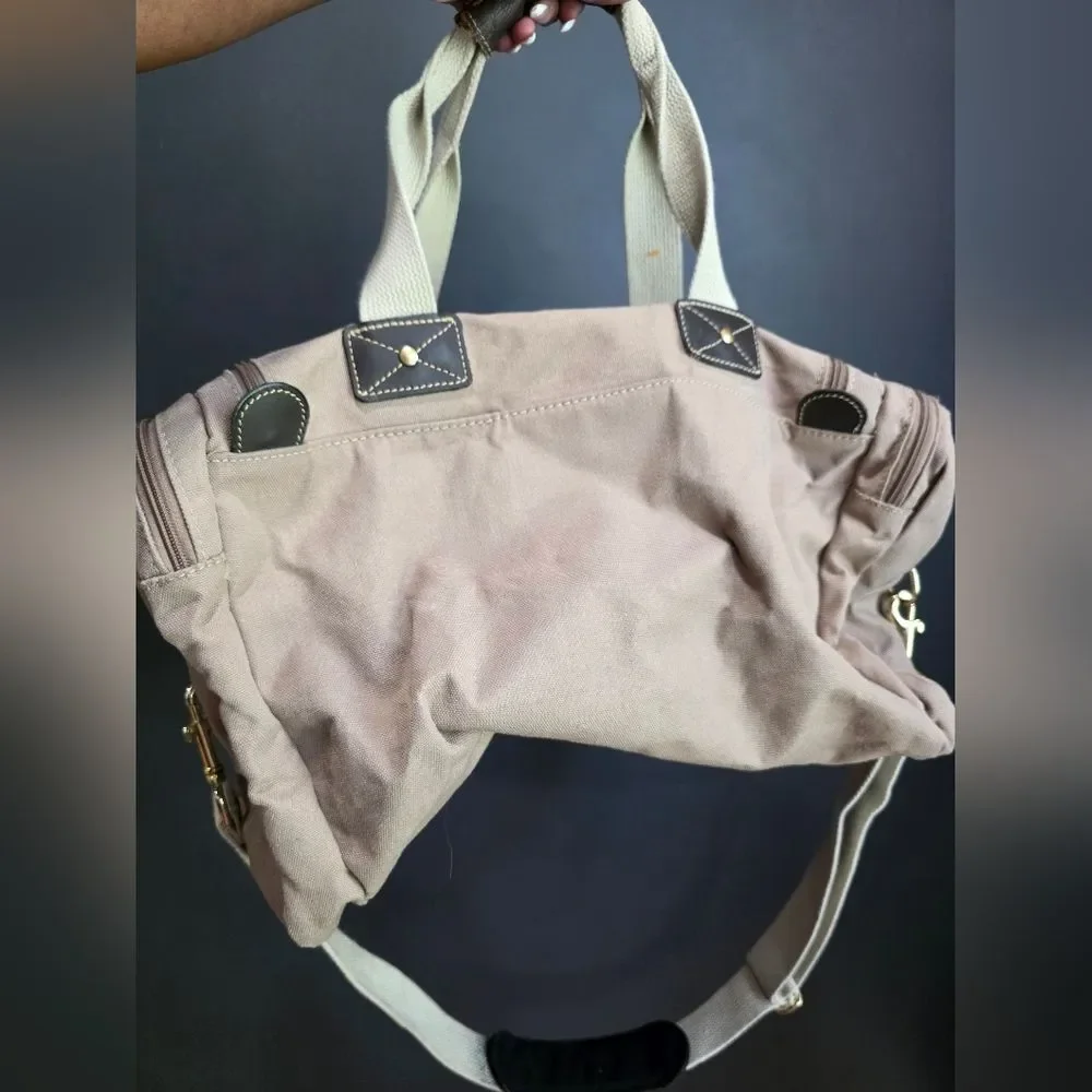 Eddie Bauer Ford Vintage Canvas Travel Duffle Bag